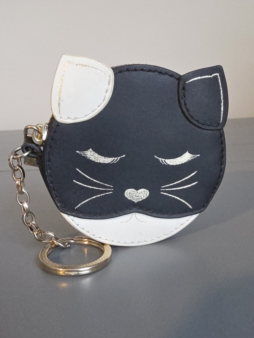 TED BAKER LONDON Tabbiee Cat Coin Keychain - Picture 2 of 10